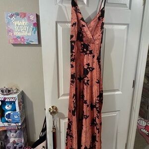 Lulus faux wrap maxi dress